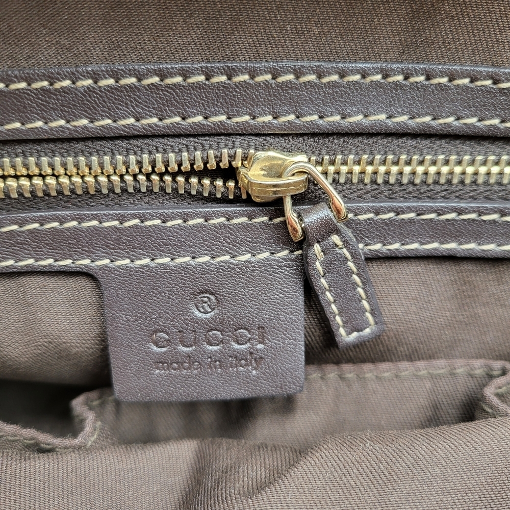 GUCCI GG Crystal Hand Bag Coated Canvas..Authentic..w/COA - Picture 8 of 17